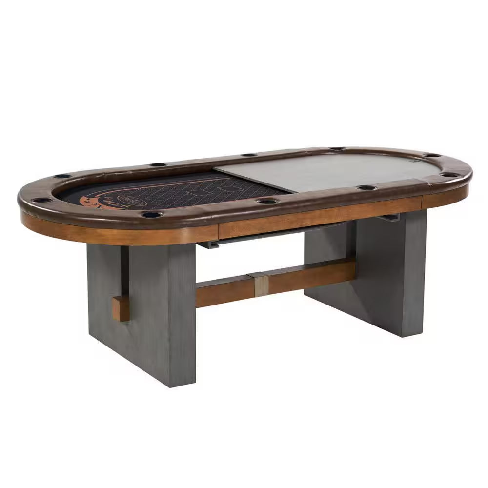 10-Player Poker Table with Dining Table Top