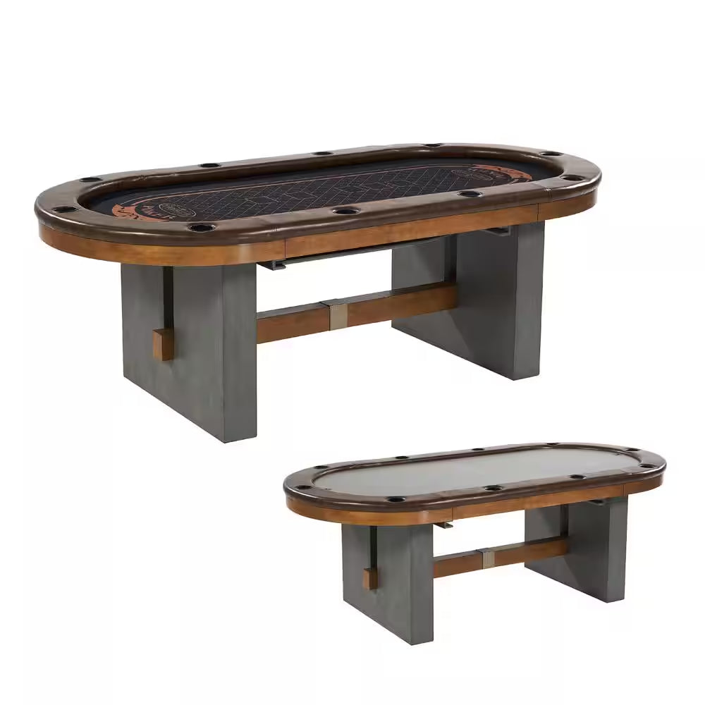 10-Player Poker Table with Dining Table Top