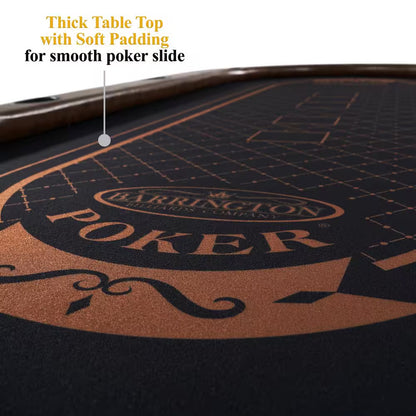 10-Player Poker Table with Dining Table Top
