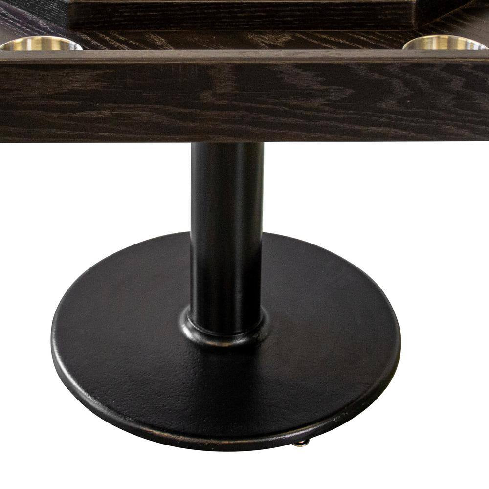 Lost Mill 8 Station Poker Table 1 Quantity in Mocha Oak 1 Pack